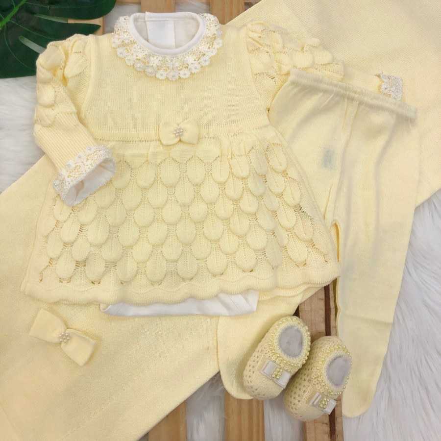  Saída de maternidade Bela- Amarelo